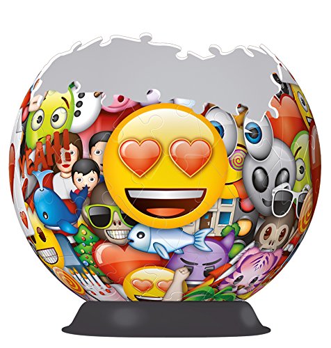 Ravensburger- Puzzle Ball 3D 72 Piezas, Emoji (12198)