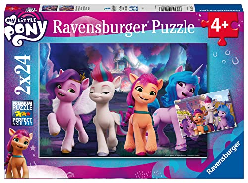 Ravensburger Puzzle, My Little Pony, 2 Puzzle de 24 Piezas, Puzzles para Niños, Edad Recomendada 4+, Rompecabeza de Calidad