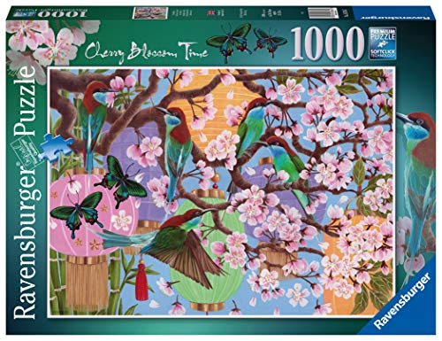 Ravensburger Puzzle, Puzzle 1000 Piezas, Flores de Cerezo, Puzzles para Adultos, Puzzle Flores, Rompecabezas Ravensburger