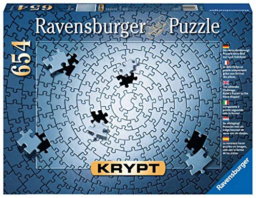 Ravensburger Puzzle, Puzzle 654 Gold, Krypt Pink, Puzzles para Adultos, Puzzle Monocromo Espiral, Rompecabezas Ravensburger