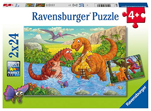 Ravensburger- Spielende Dinos Jugando, Color 1. (05030)