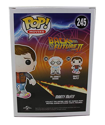 Regreso al Futuro II POP! Movies Vinyl Figura Marty McFly Hoverboard 10 cm