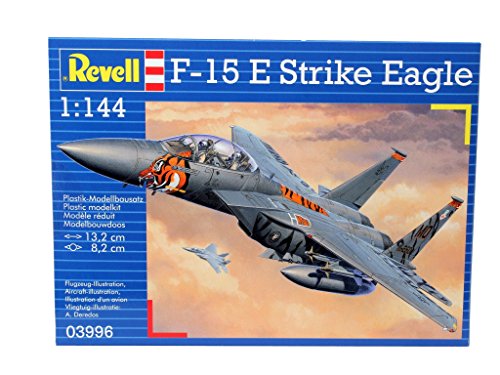 Revell-Revell-F-15E Strike Eagle, Kit de Modelo, Escala 1:144 (3996) (03996), 13,2 cm