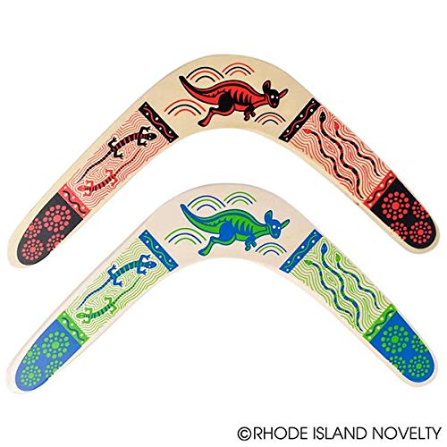Rhode Island Novelty Boomerang de Madera Colores Puede Variar