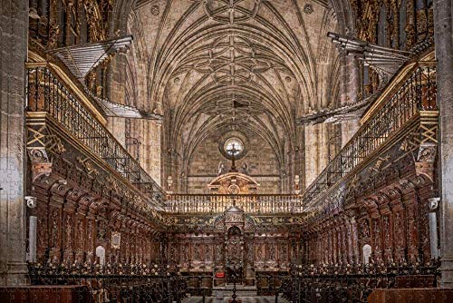 Rompecabezas de la Catedral de España de Almería para Adultos, 1000 Piezas, Regalo de Viaje de Madera, Recuerdo