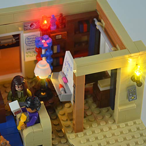 RTMX&kk Conjunto de Luces Lluminación para (Serie de Ideas La teoría del Big Bang), Compatible con Lego 21302 Modelo de Bloques de Construcción (NO Incluido en el Modelo)