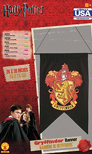Rubie's - Bandera oficial de Harry Potter Gryffindor para la pared de la casa de Harry Potter