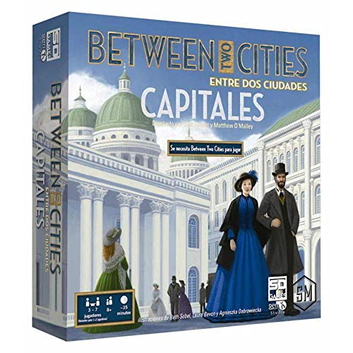 SD Games-Entre Dos Ciudades, Capitales, Multicolor (SDGBETTWC02)