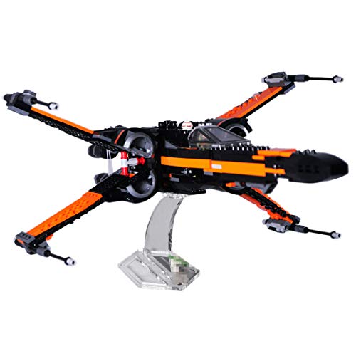 SENG Soporte de pantalla de acrílico para modelo X Wing Fighter, compatible con Lego 75273/75149/75218