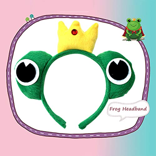 She's Shining Rana príncipe Diadema Fiesta de Navidad Suministros Dibujos Animados Animal Disfraces Accesorios para el Cabello