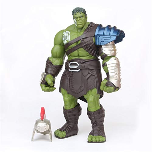 SHOP YJX 35 cm Vengadores Hulk Thor Thor 3 Ragnarok Manos Moveable War Hammer Battle Hacha Gladiador BJD Figura de acción Modelo de Juguete (Color : B 35CM)