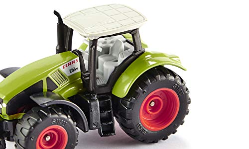 siku 1030, Tractor Claas Axion 950, Metal/Plástico, Verde, Incl. enganche para remolque, Ruedas con neumáticos de goma