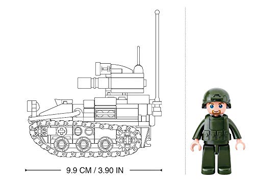 Sluban-M38-B0750 Wiesel Armoured Weapons Carrier 2in1 (M38-B0750)