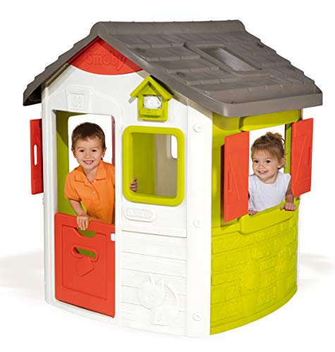 Smoby-Casita infantil personalizable Jura Lodge II (810500) Casa, color verde