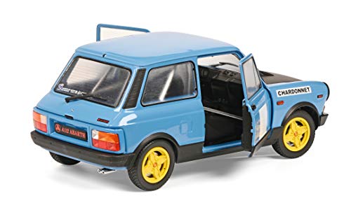Solido- Other License Autobianchi A112 MK5 Abarth Chardonnet Rally-Maqueta de Coche (Escala 1:18), Color Azul, Negro (1803801)