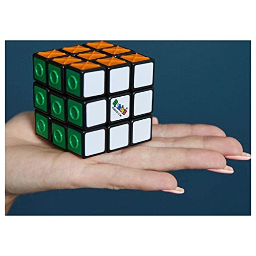 Spin Master 3x3 colour matching puzzle to help the visually impaired Rubiks Cube Sensory: el rompecabezas original de 3 x 3 colores a juego para ayudar a las personas con discapacidad visual (6063346)