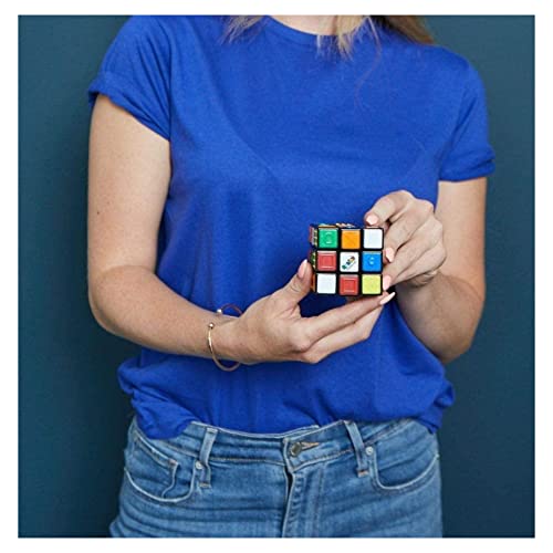 Spin Master 3x3 colour matching puzzle to help the visually impaired Rubiks Cube Sensory: el rompecabezas original de 3 x 3 colores a juego para ayudar a las personas con discapacidad visual (6063346)