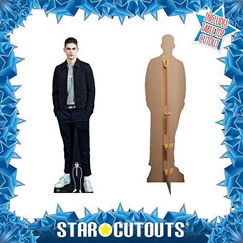 STAR CUTOUTS CS883 Hero Fiennes Tiffin-Recorte de cartón con mini soporte, ideal para fanáticos, regalos, cumpleaños y fiestas, multicolor