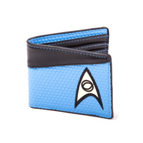 Star Trek Blue Bi-Fold Billetera
