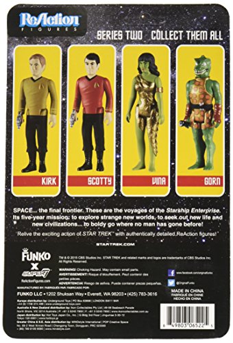 Star Trek ReAction Figura Phasing Captain Kirk 10 cm