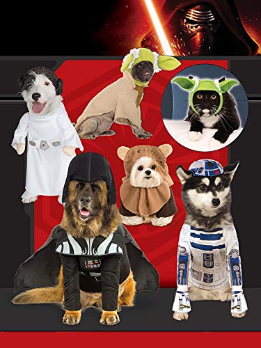 Star Wars - Disfraz R2-D2 para mascota, XL (Rubie's Spain 888249-XL)