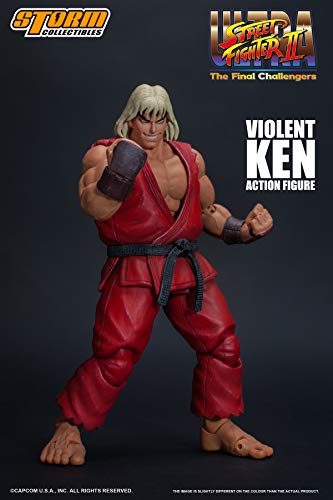 Street Fighter II Violent Ken The Final Challengers Figura De Acción