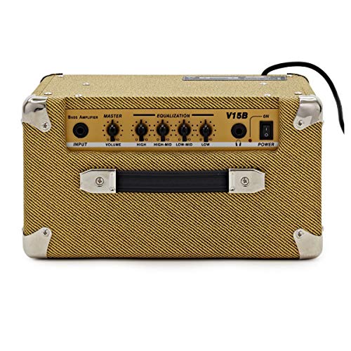 SubZero V15B Amplificador de Bajo de Práctica Vintage de 15 W
