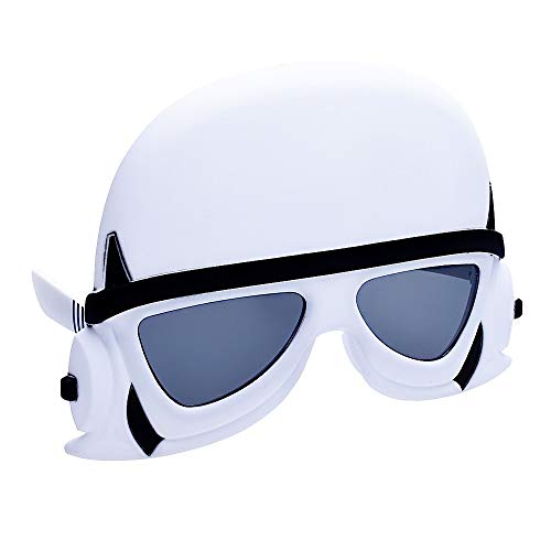 Sun-Staches SG3450 Star Wars Storm Trooper - Gafas de sol, color blanco, negro, 20,32 cm