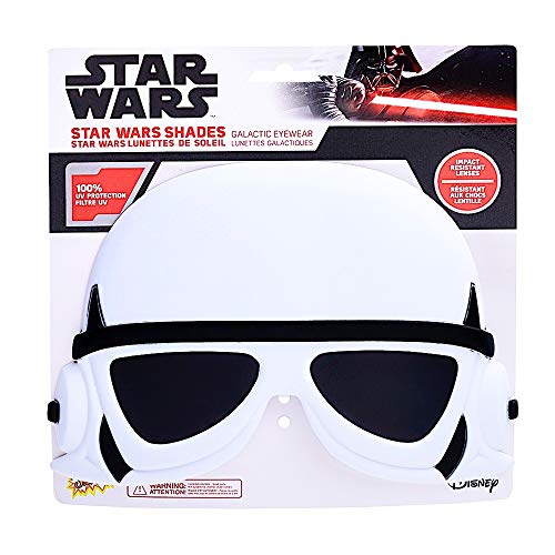 Sun-Staches SG3450 Star Wars Storm Trooper - Gafas de sol, color blanco, negro, 20,32 cm