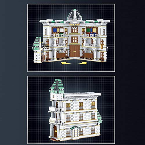 Sunery El Banco Callejón Diagon para Harry Potter, Juguete de Construcción, 4185 Piezas Set de Construcción para Adultos, Compatibles con Lego Harry Potter - Callejón Diagon