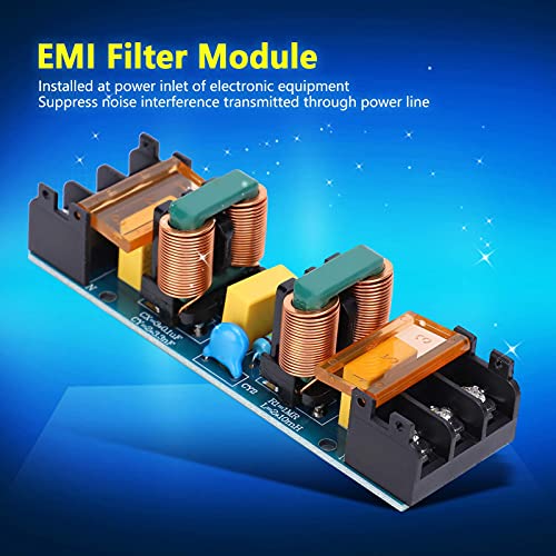Tablero de filtracin de la fuente de alimentacin Placa de filtro de paso bajo de potencia de dos etapas de alta frecuencia de EMI para la fuente de alimentacin(25A)