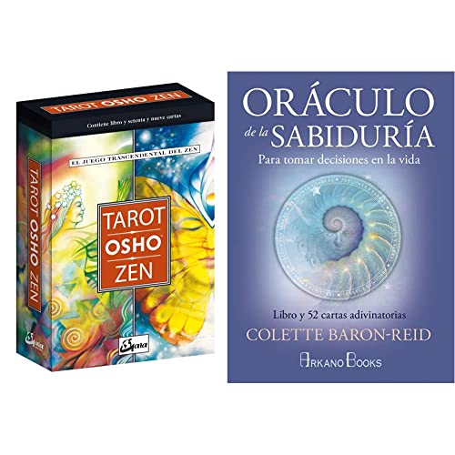 Tarot Osho Zen: el Juego Trascendental Del Zen (Tarot, oráculos y juegos) + Oráculo de la sabiduría. Para tomar decisiones en la vida. Libro y 52 cartas adivinatorias