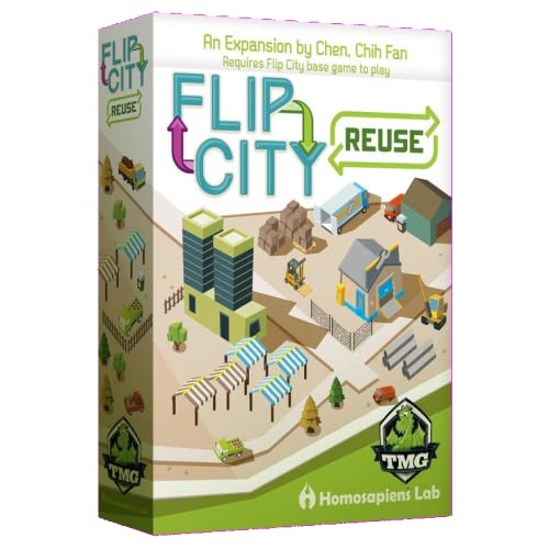 Tasty Minstrel Games Reuse Flip City Expansion Board Game
