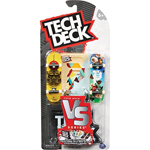 Tech Deck, Blind Skateboards Versus Series, Pack de 2 fingerboards y un Juego de obstáculos, Juguetes para niños a Partir de 6 años