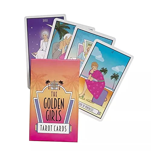 The Golden Girls Tarot Tarjetas Oráculo Tarjeta Adivinación Divinación Entretenimiento Tabla de Mesa Tablero Deck Games Family Tarjetas de Juego