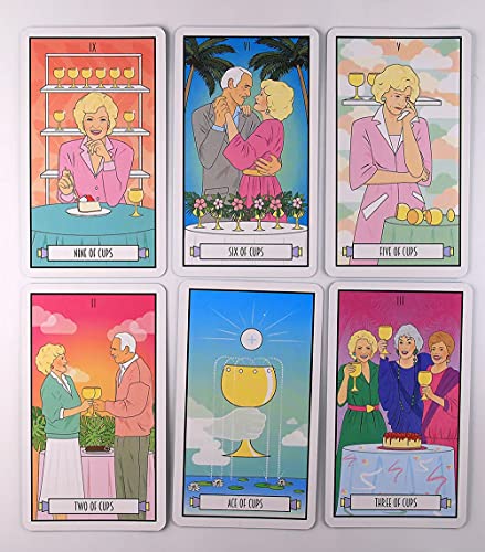 The Golden Girls Tarot Tarjetas Oráculo Tarjeta Adivinación Divinación Entretenimiento Tabla de Mesa Tablero Deck Games Family Tarjetas de Juego