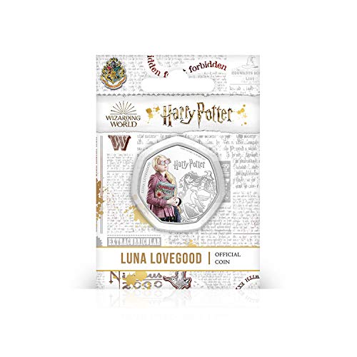 The Koin Club Harry Potter Gifts - Moneda coleccionable en forma de 50 p - Luna Lovegood