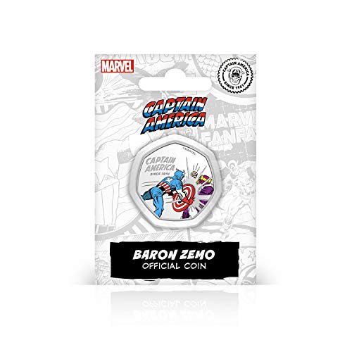 The Koin Club Marvel Gifts Capitán América 80 Aniversario Moneda coleccionable – Baron Zemo