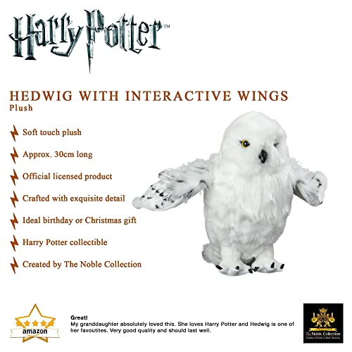 The Noble Collection Harry Potter - Peluche de coleccionista Hedwig 35cm