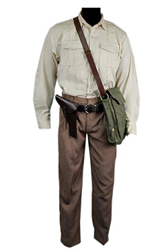 thecostumebase Indiana Jones Pants Safari Raiders Party Disfraz (L) Caqui oscuro
