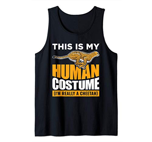This Is My Human Disfraz de guepardo Camiseta sin Mangas