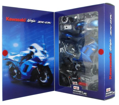 Tobar Maisto Kit Modelo - Kawasaki Ninja ZX-6R Motobike - 1:12 de la Escala - RT39155 - Nuevo