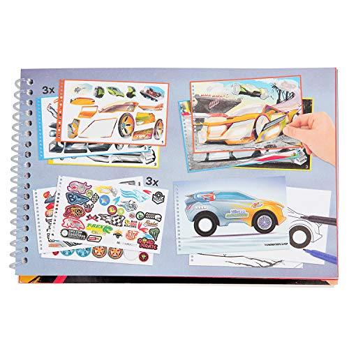 Top Model Cuaderno Colorear Monster Cars (0010631), Multicolor (DEPESCHE 1)