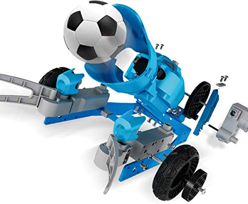 Top Race Catapulta robótica a Control Remoto RC – Metal Take Apart Robotic Ball Launcher/Shooter Arm – Kit de construcción eléctrico para Ingeniero, Juguete de Ciencia para niños – A Partir de 3 años