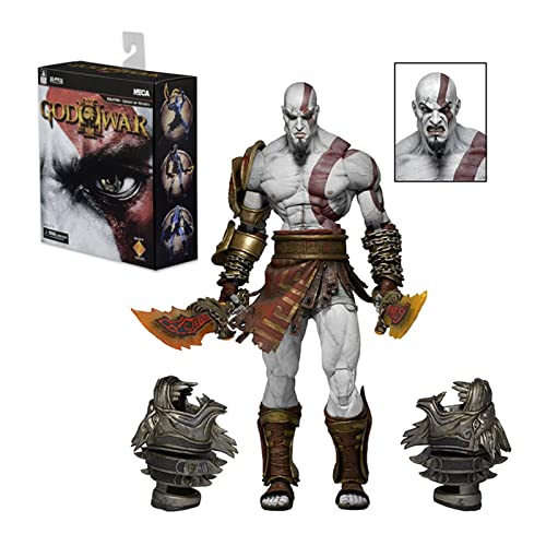 TTBBZ Go-d of War III Adornos Colección De Juegos Kratos Modelo Figura Esculturas Estatuilla Decorativa 18cm