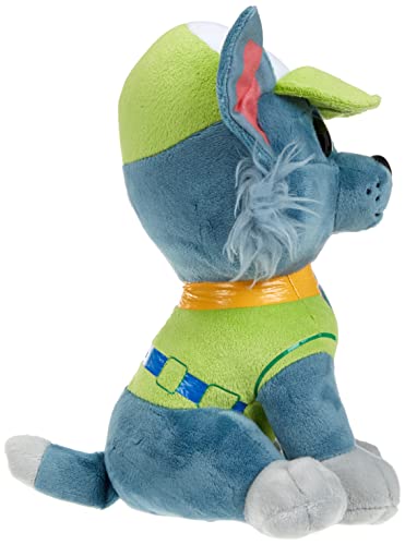 Ty Dog Paw Patrol Aladdin Patrulla Canina, Rocky, Color Gris, 23 cm (United Labels Ibérica 96323TY)