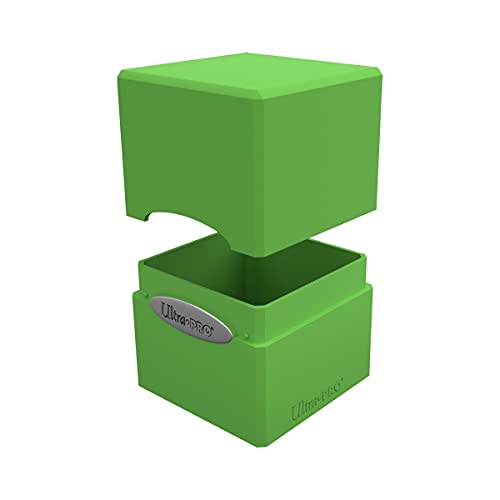 Ultra Pro - Caja de cubierta de cubo satinado - Verde lima