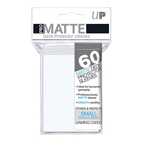 Ultra Pro PRO-MATTE SMALL (120 Count) White Deck Protector Sleeves - YuGiOH by Ultra Pro