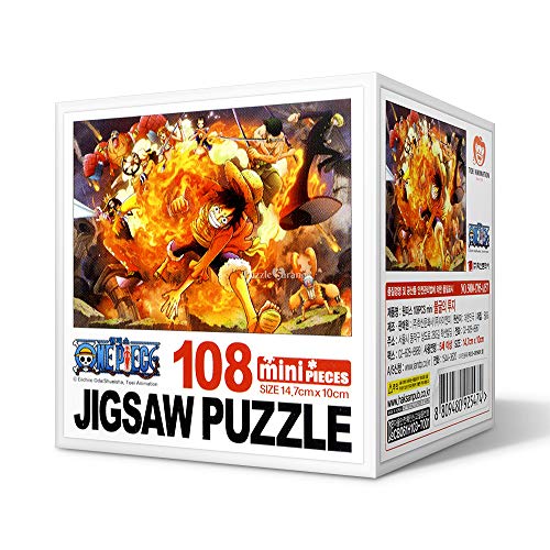 Una pieza Animación Jigsaw Puzzle 108P Mini Cubo (voluntad de hierro)