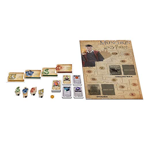 USAopoly Munchkin Deluxe Harry Potter Card Board Game Juego de Cartas - Ingles